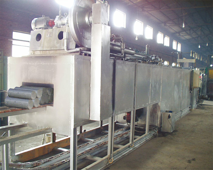 高效節(jié)能鋁棒加熱爐、長棒熱剪爐